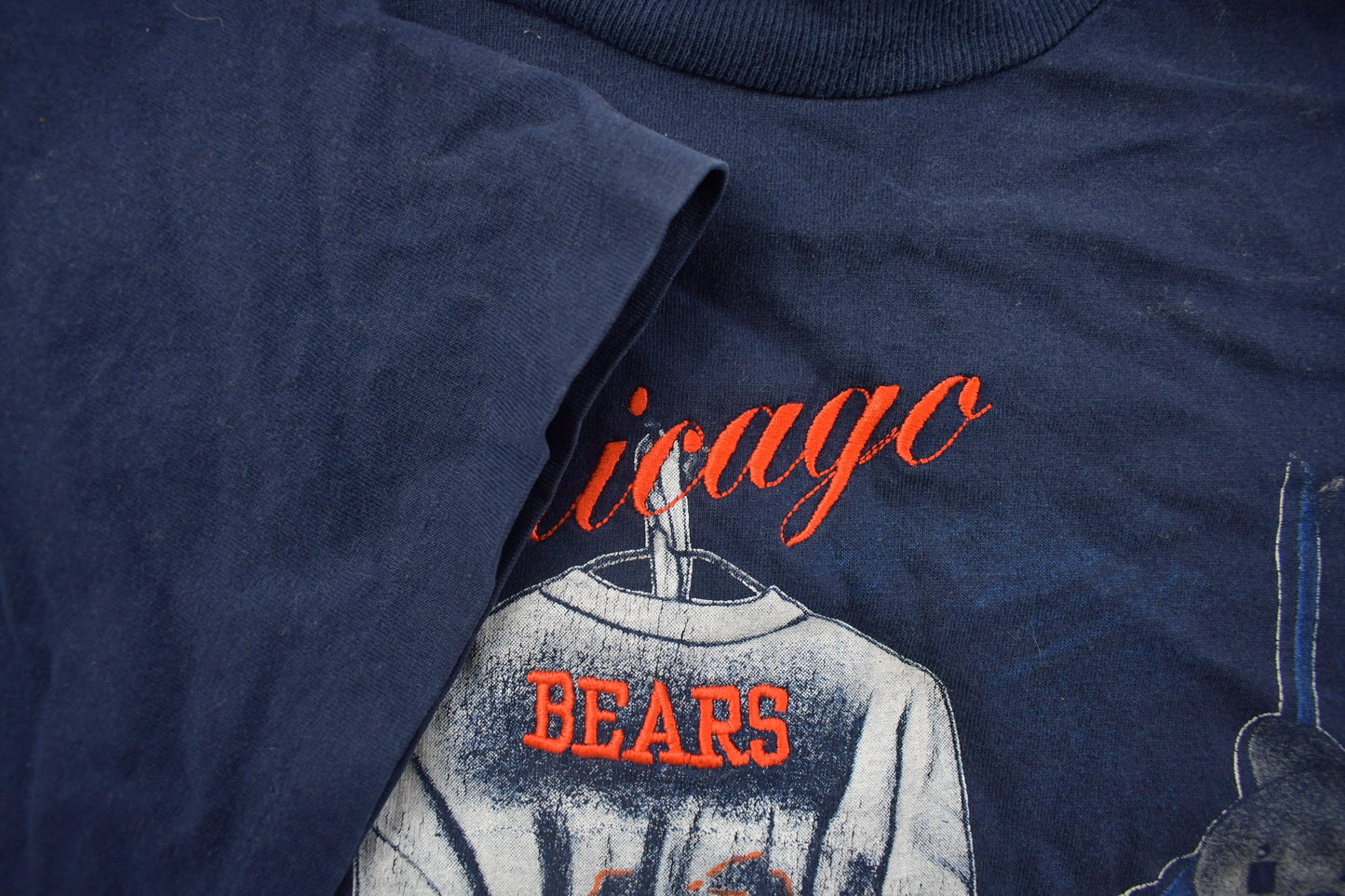 Vintage 1990s Chicago Bears CCM NFL Graphic T-Shirt/ Made In Canada / Single Stitch / NFL / 90s Streetwear / Sportswear