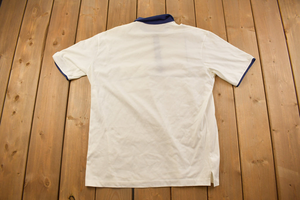 Vintage 1990s D'Avila Lines Graphic Collard T Shirt