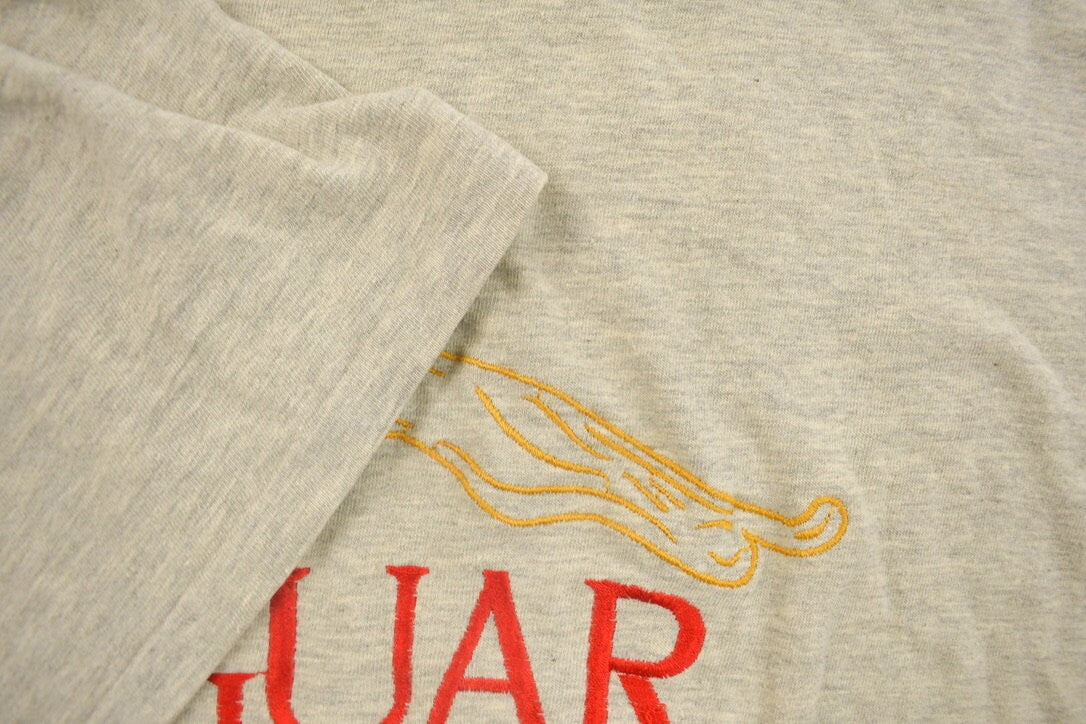 Vintage 1990s Jaguar Graphic T Shirt / Vintage T Shirt / Streetwear / Graphic Tee / Single Stitch / Made In Canada / Vintage Cars