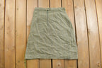 Vintage 1970s Herringbone Skirt Size 29