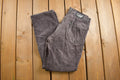 Vintage 1970s Gap Pioneer Grey Corduroy Trousers Size 31 x 28.5