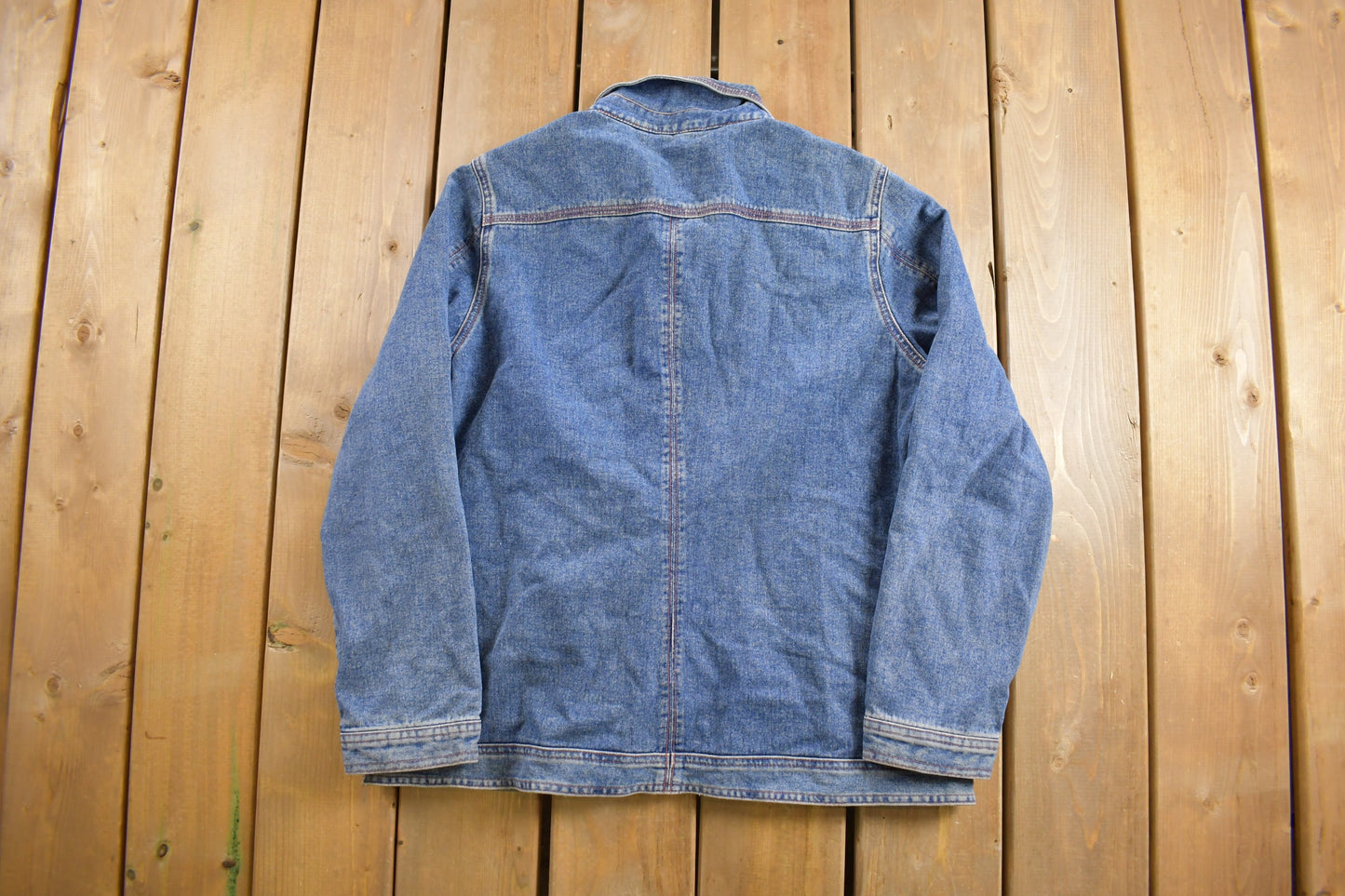 Vintage 1990s the Territory Ahead Blanket Lined Denim Jean Jacket / Vintage Denim / Streetwear / Vintage Fall Outerwear / Fall Jacket