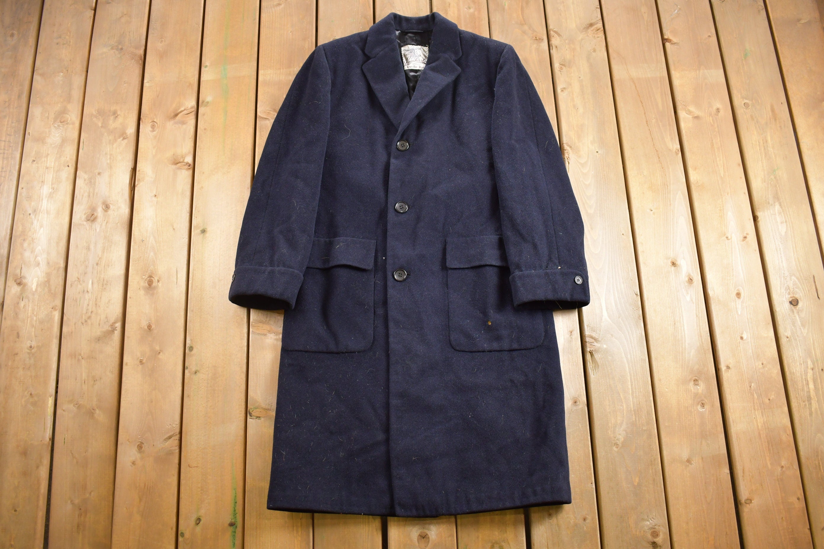 Vintage 1970s Super Lambskin Full Length Wool Jacket