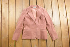 Vintage 1970s Womens Count Romi Suede Blazer Jacket