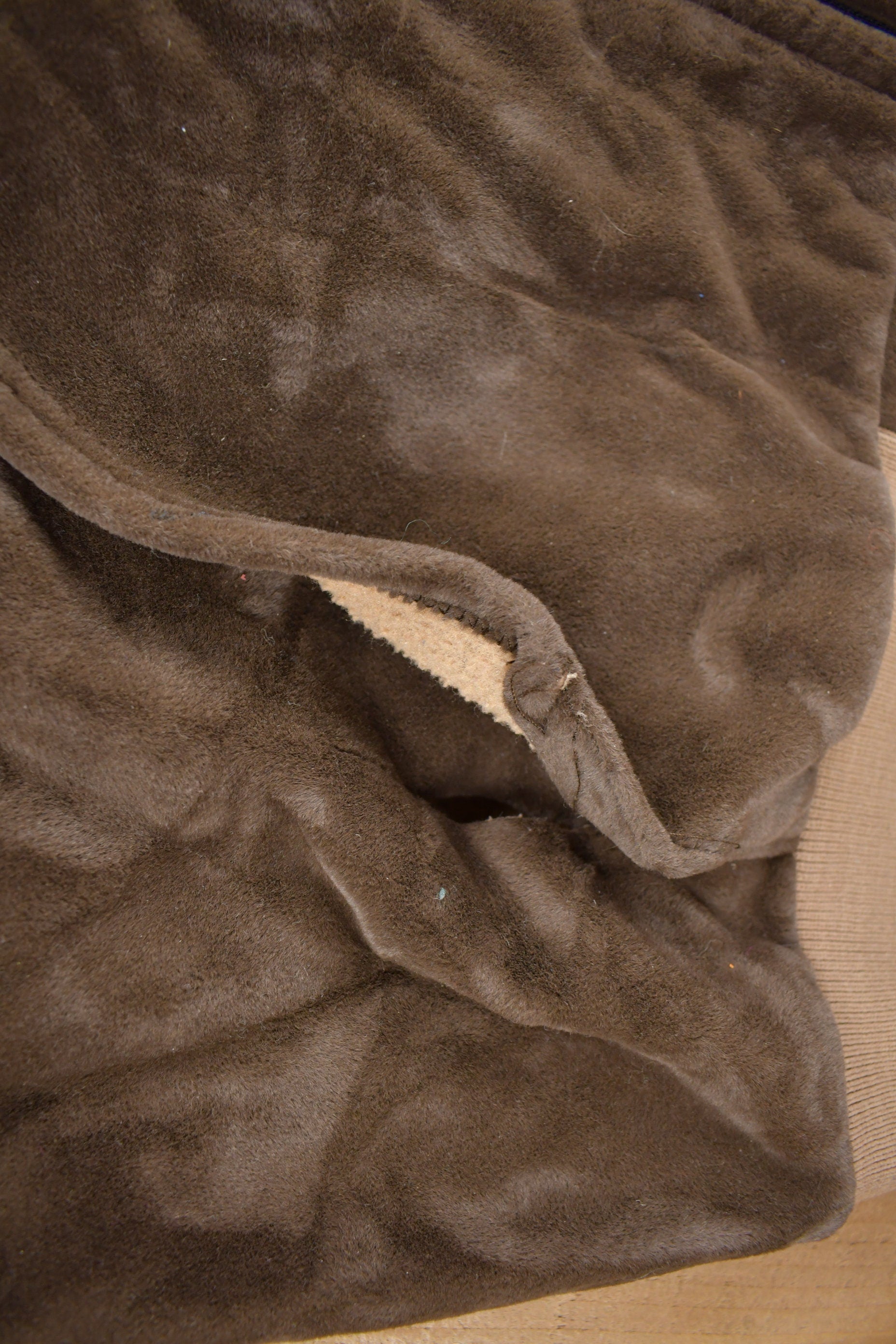 Vintage 1980s Carhartt Rugged Outdoor Wear Fleece Lined Velvet Hoodie