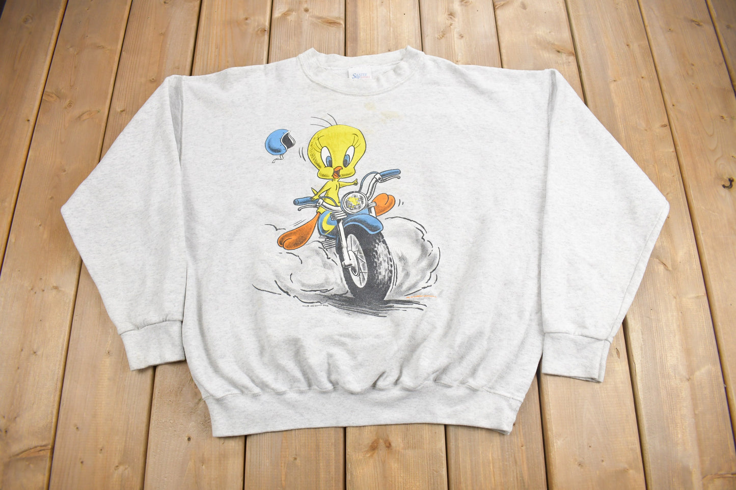 Vintage 1993 Looney Tunes Tweety Bird Graphic Crewneck / Vintage Sweatshirt / Warner Bros / Cartoon Sweater / Made In USA