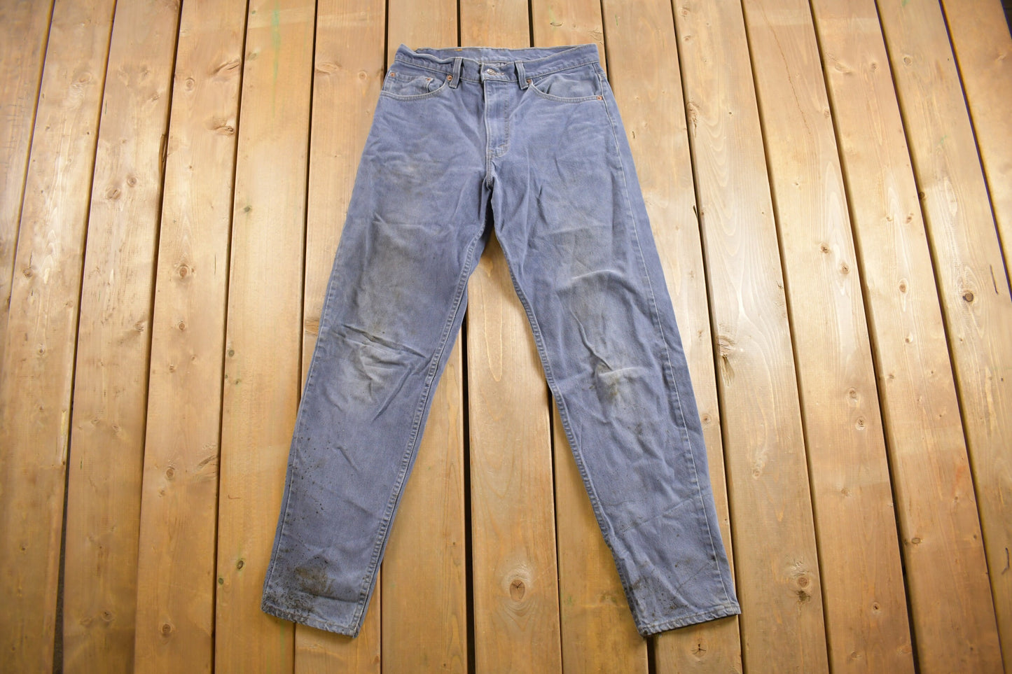 Vintage 1990s Levi's 550 Red Tab Denim Jeans Size  30 x 31 / Faded / Vintage Denim / Streetwear / Jeans / Distressed