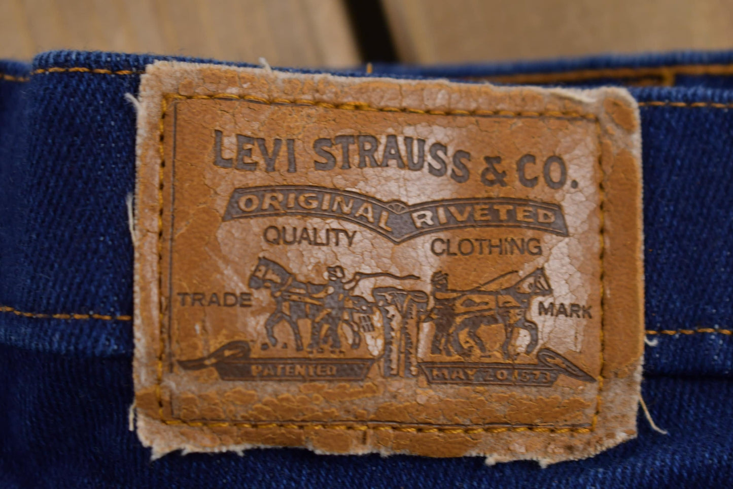 Vintage 1980s Levi's Brown Tab Action Jeans Size 32 x 29 / Streetwear / Vintage Denim / Made In USA