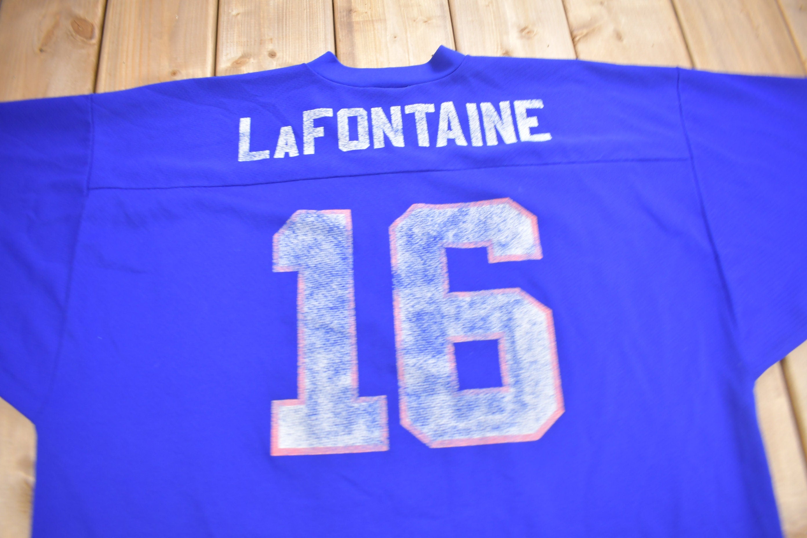 Vintage 1990s New York Rangers NHL Logo 7 Hockey Jersey