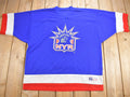 Vintage 1990s New York Rangers NHL Logo 7 Hockey Jersey