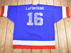Vintage 1990s New York Rangers NHL Logo 7 Hockey Jersey