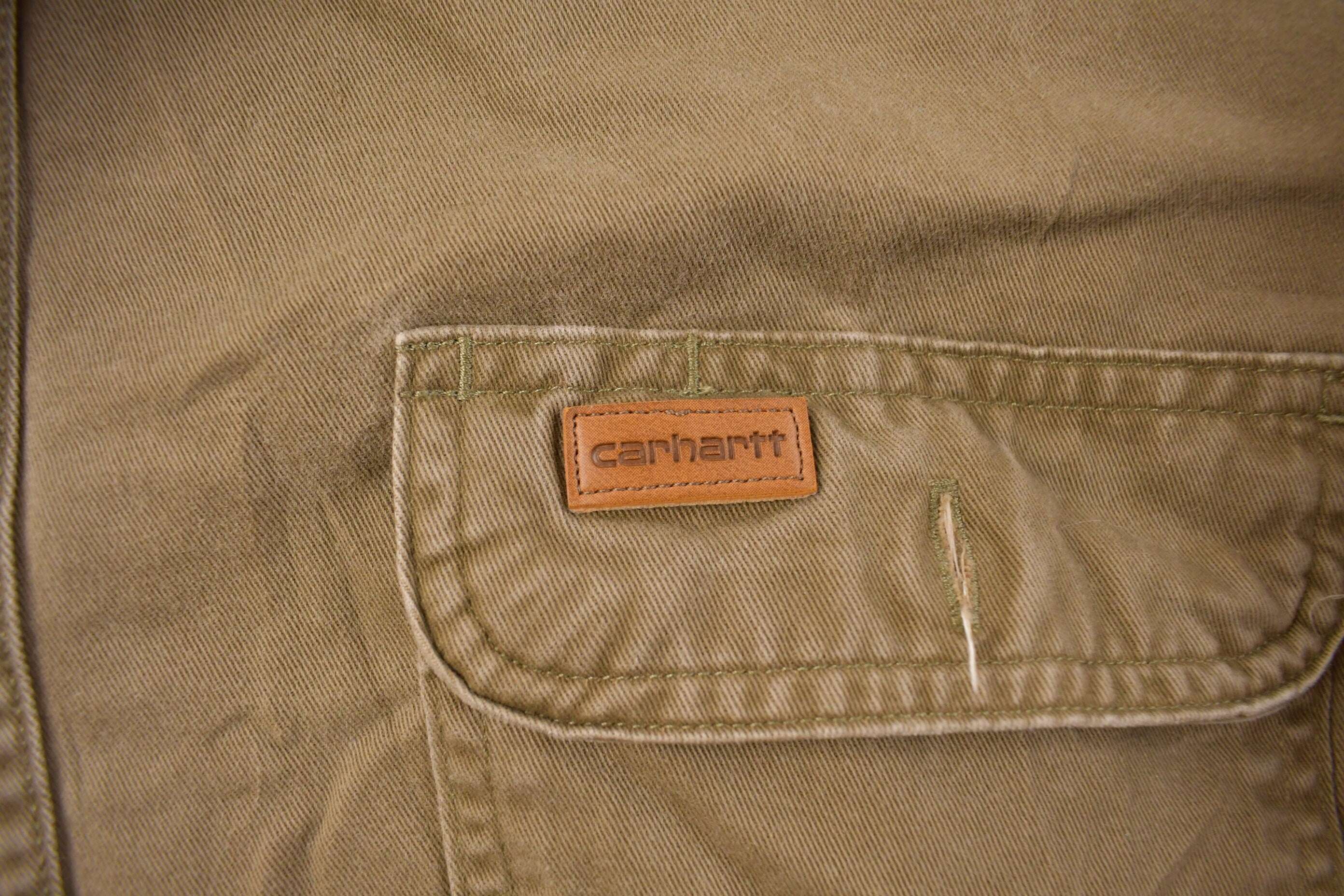Vintage 1990s  Blank Carhartt Button Up Shirt