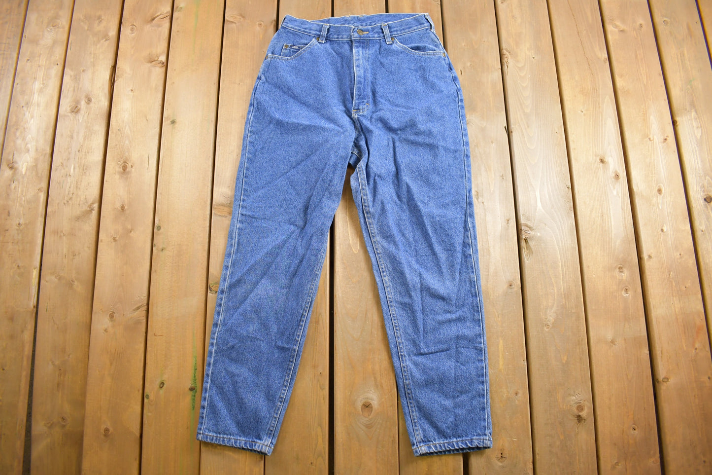 Vintage 1990s Lee Mid Wash Denim Jeans 29 x 28.5 / Vintage Denim / Distressed Jeans / Streetwear Fashion / / Vintage Pants