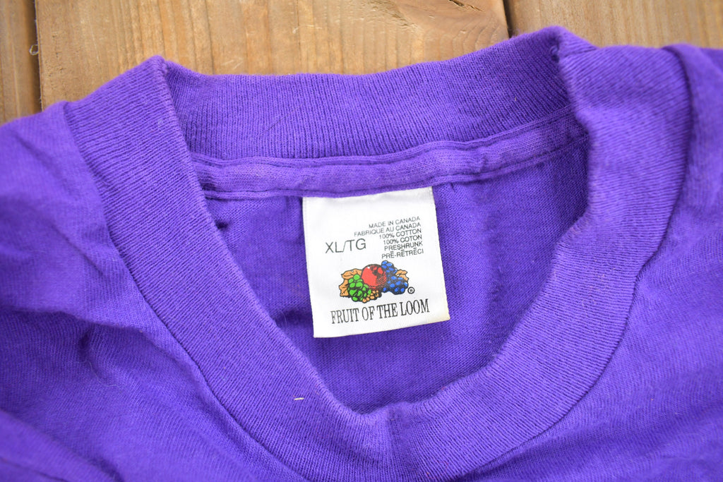 Vintage 1990s Off Campus International Agency Western Orientation Graphic T Shirt