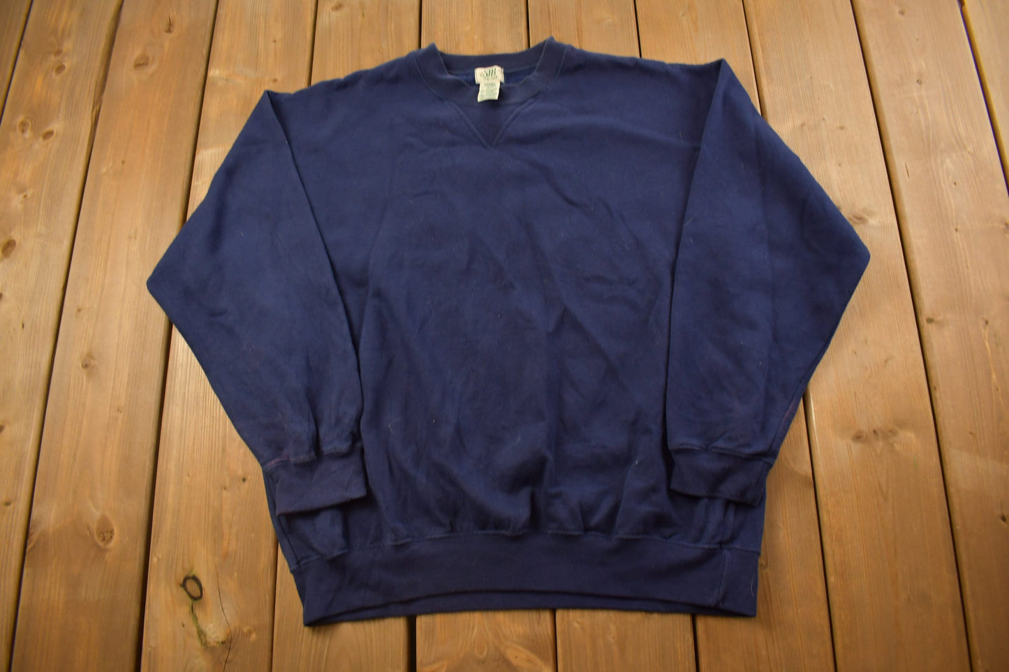 Vintage 1990s SJB Sport Blank Crewneck Sweatshirt / 90s Crewneck / Essential / Streetwear / 90s Blank