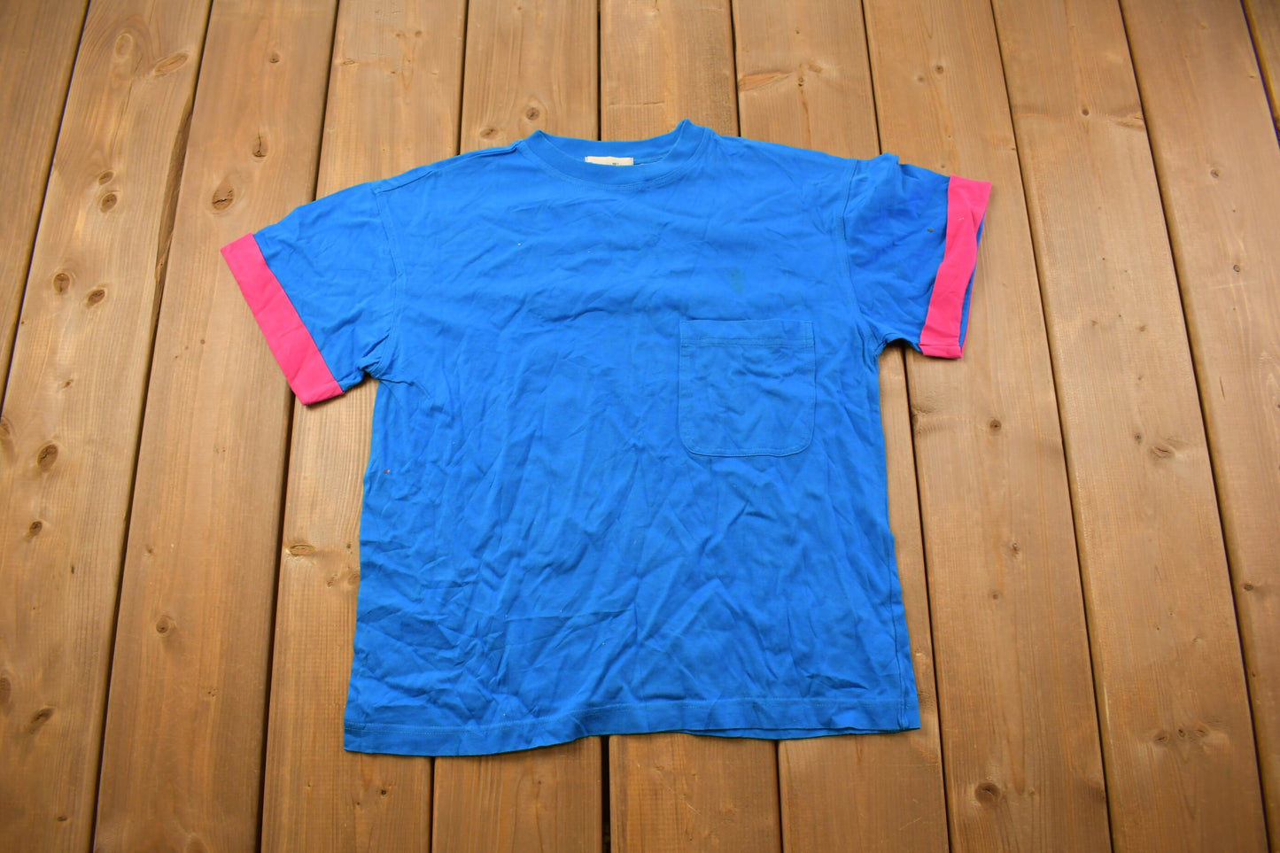 Vintage 1990s Boundary Waters Blank T Shirt / Vintage T Shirt / Streetwear / Blank Tee / Essential