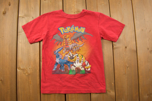 Vintage 2000s Pokemon Diamond and Pearl Children's Cartoon Promo T-Shirt / 90s Graphic Tee / TV Promo T Shirt / Pokemon