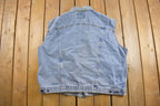 Vintage 1990s Levis Denim Jean Jacket Vest Size 4XL