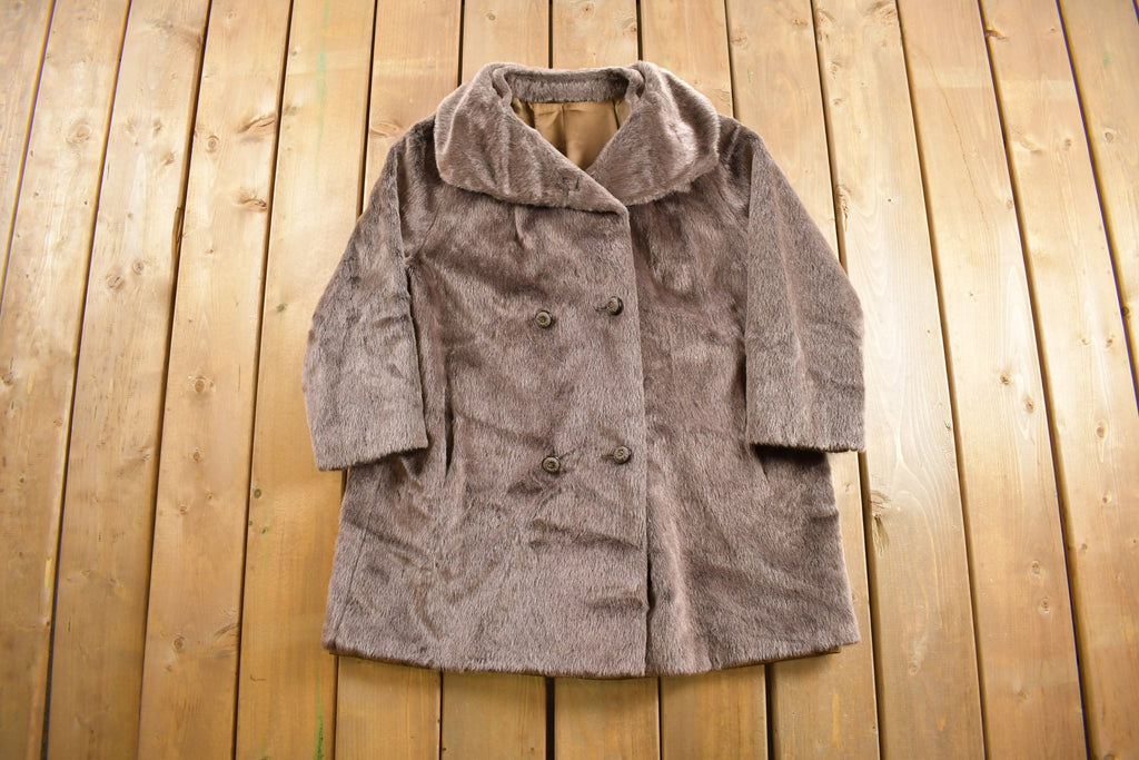 Vintage 1960s Brazotta Sportowne Fur Coat