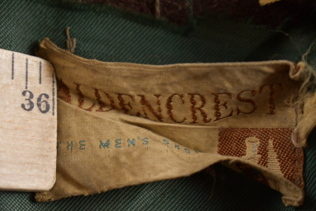 Vintage 1950s Aldencrest Brown Horsehide Leather Jacket