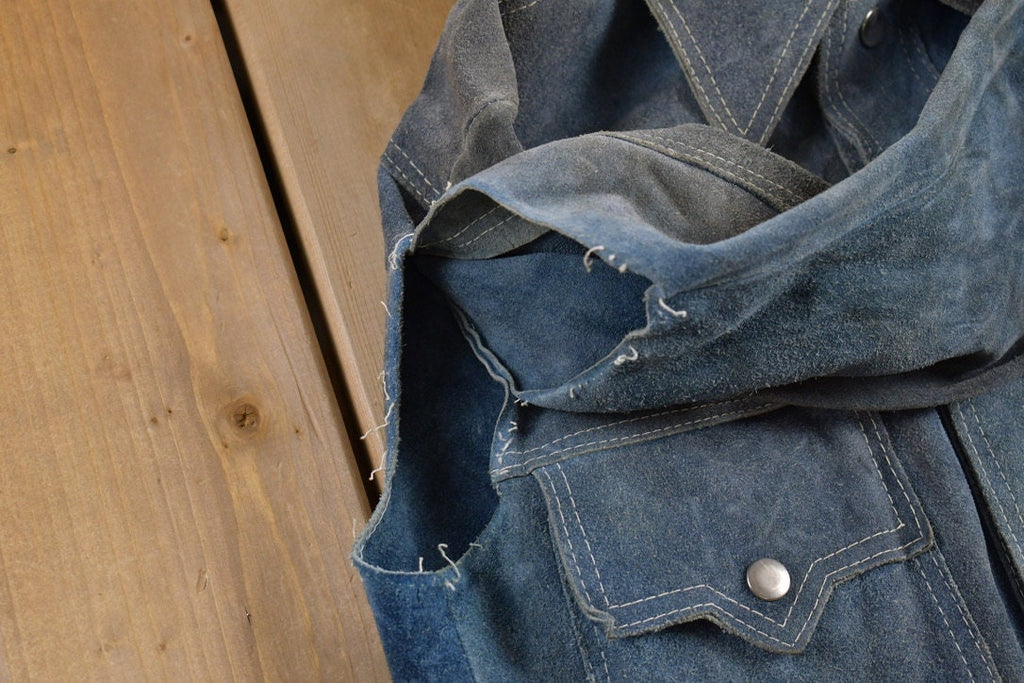 Vintage 1970s Genuine Leather Suede Jacket