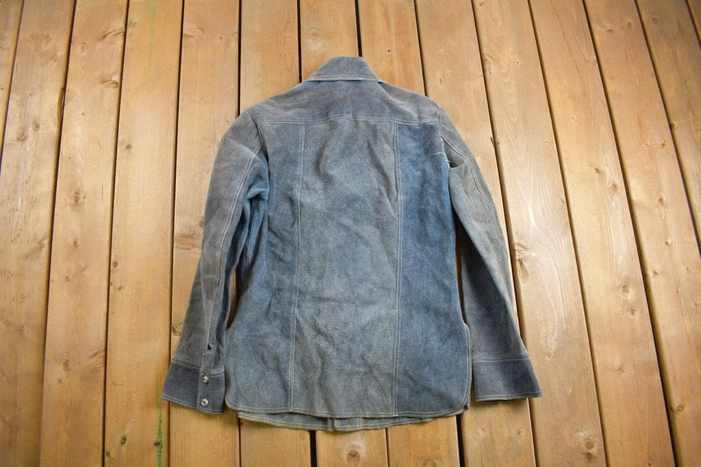 Vintage 1970s Genuine Leather Suede Jacket