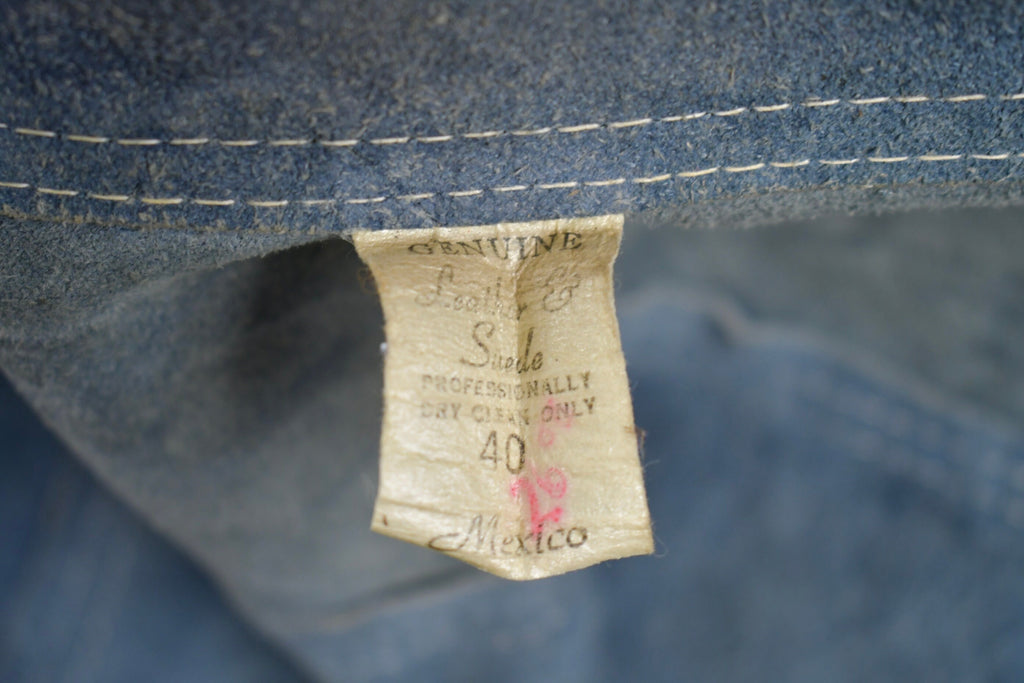 Vintage 1970s Genuine Leather Suede Jacket