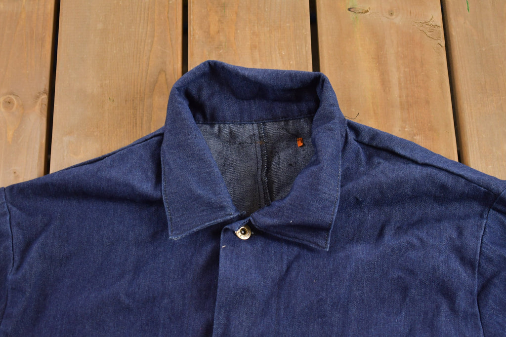 Vintage 1960s Denim Chore Coat