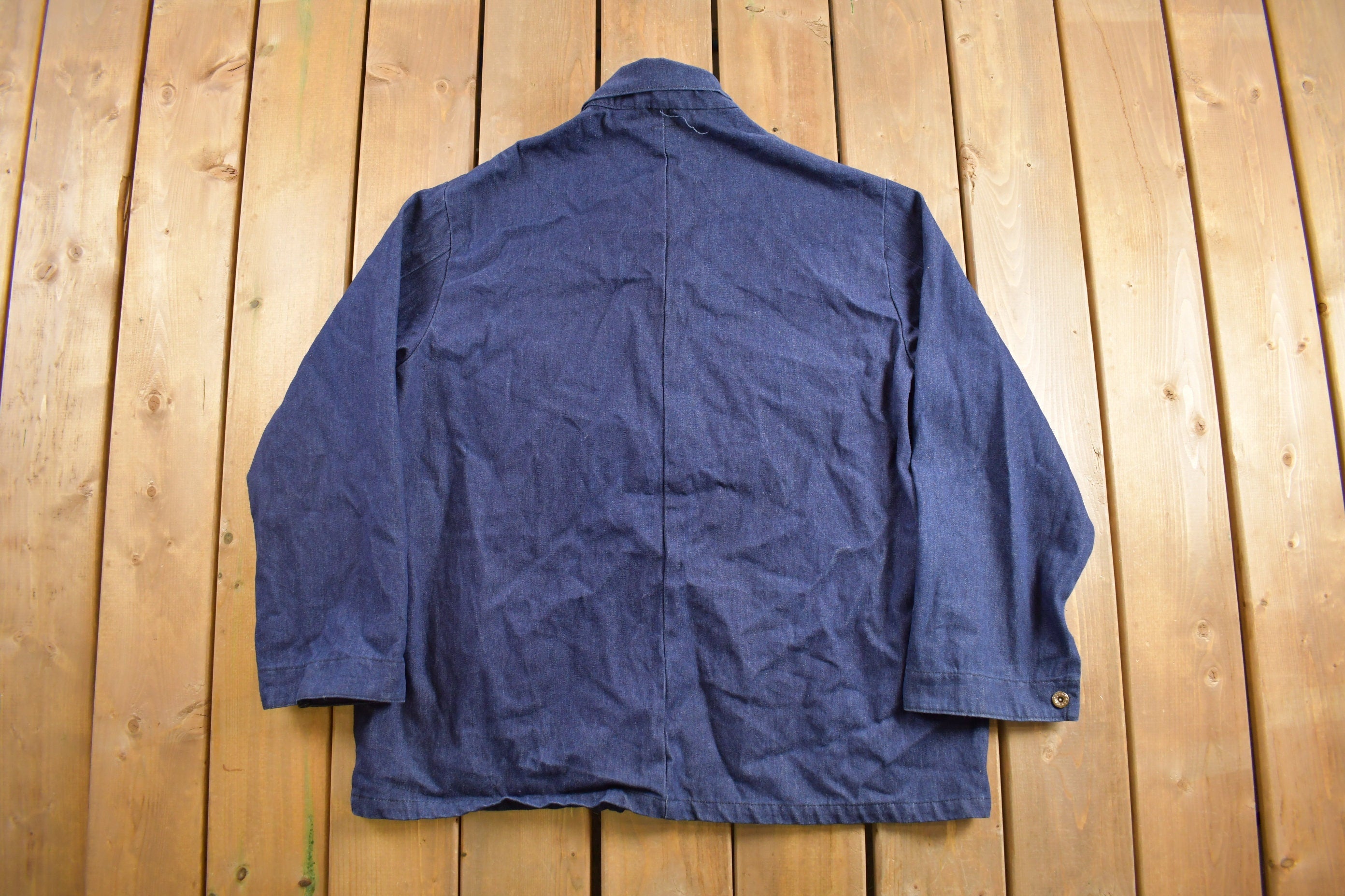 Vintage 1960s Denim Chore Coat