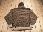 Vintage 1980s Carhartt Rugged Outdoor Wear Fleece Lined Velvet Hoodie