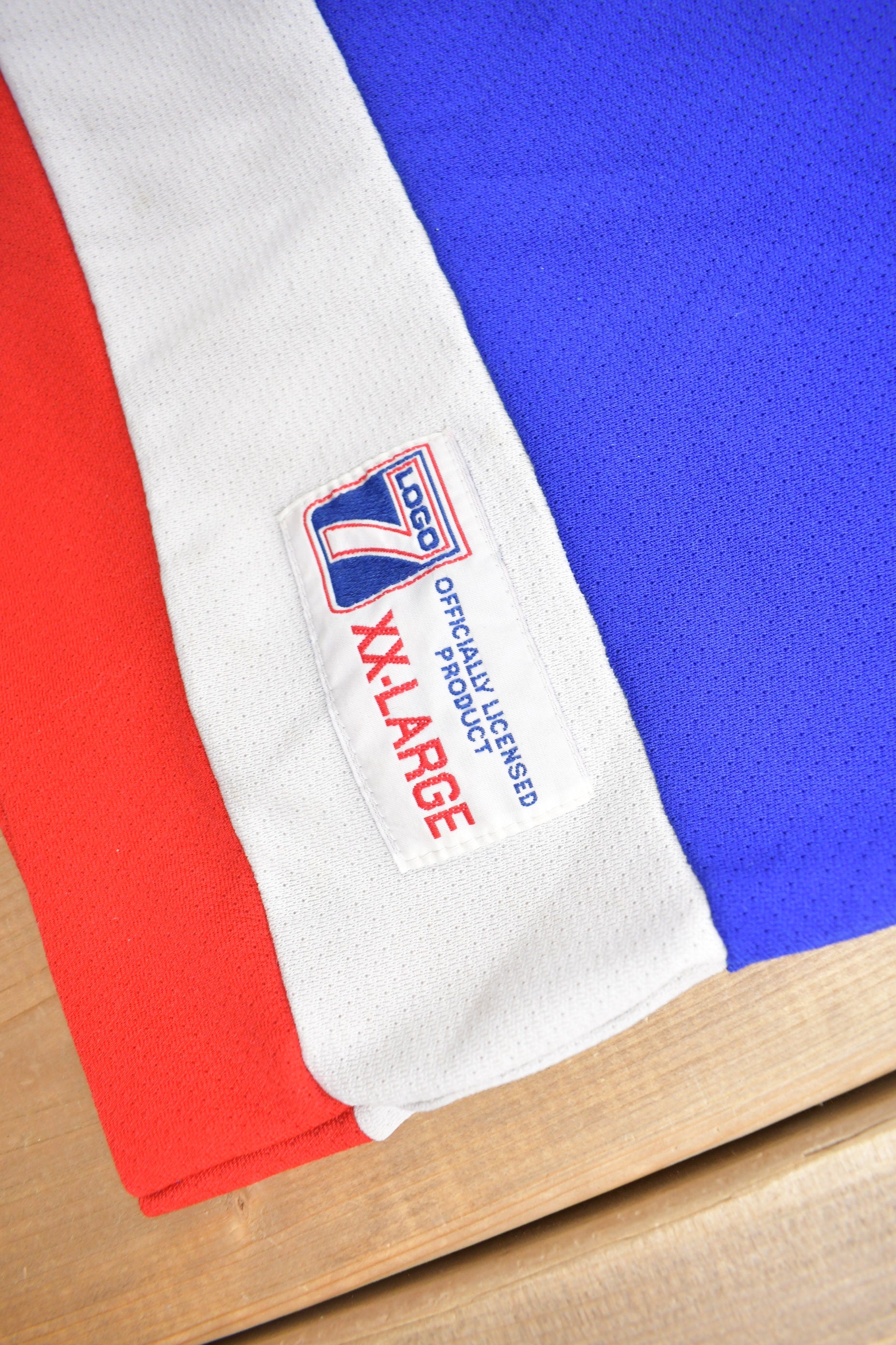 Vintage 1990s New York Rangers NHL Logo 7 Hockey Jersey