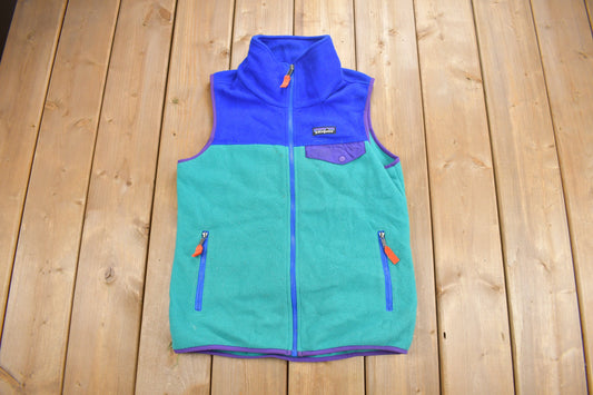 Vintage Y2K Patagonia Synchilla Full Zip Fleece Sweater Vest / Size Small / 90s Fleece Vest / Streetwear