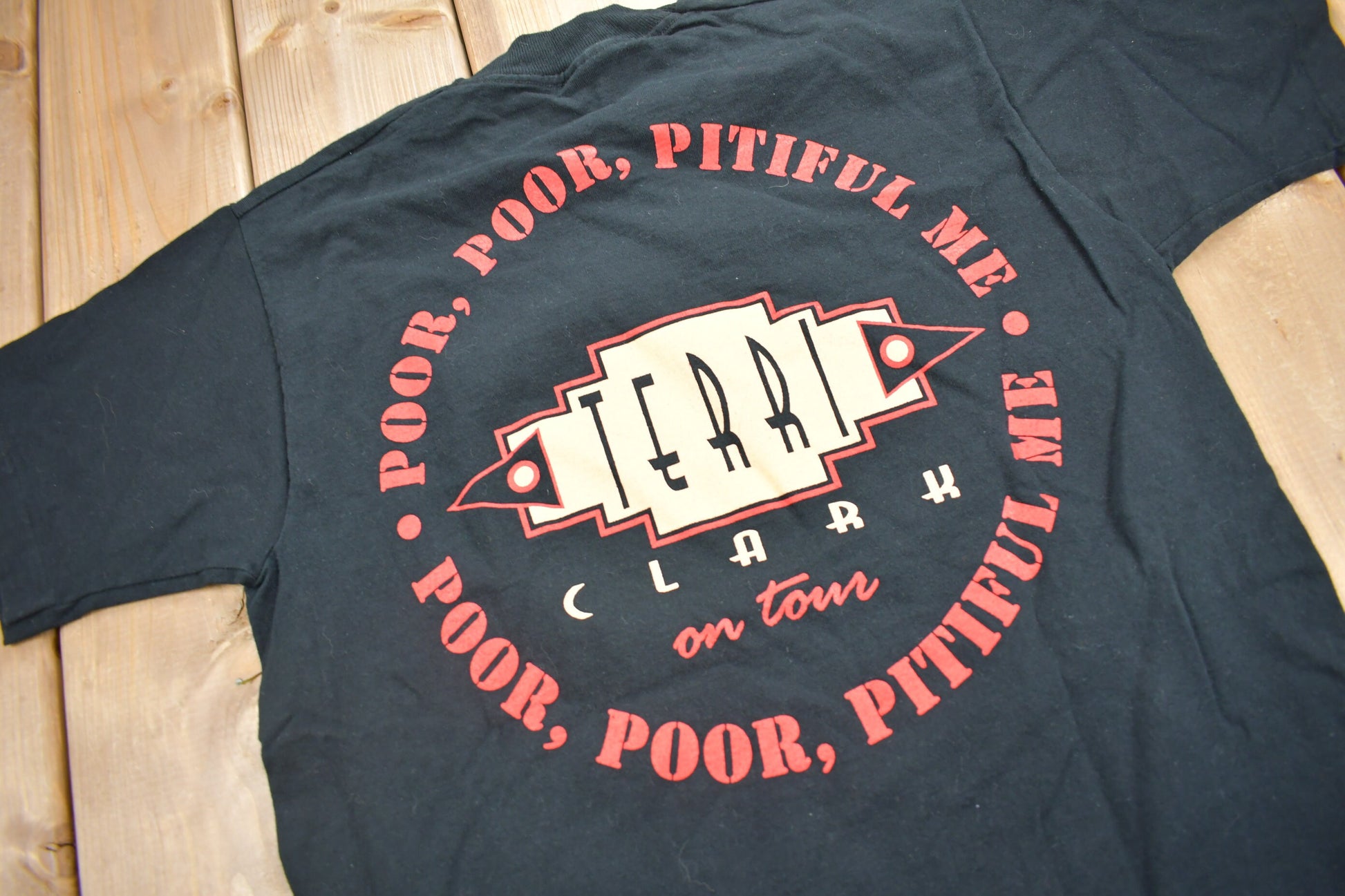 Vintage 1990s Terri Clark Poor Poor Pitiful Me Tour T-shirt