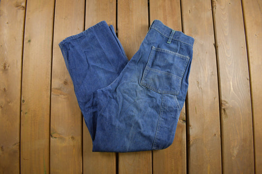 Vintage 1980s Osh Kosh B'Gosh Denim Jeans Size 34 x 29 / Union Made in USA / American Vintage / Workwear / Streetwear / Pants / Sanforized