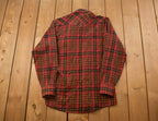 Vintage 1980s Lim's Shirts Plaid Flannel Button Up Shirt