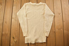 Vintage 1990s Long Johns Thermal Blank Crewneck Sweatshirt
