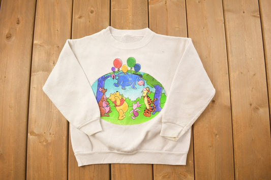 Vintage 1990s Winnie The Pooh Crewneck / Vintage Sweatshirt / Vintage Disney / Winnie The Pooh / Cartoons / Kids