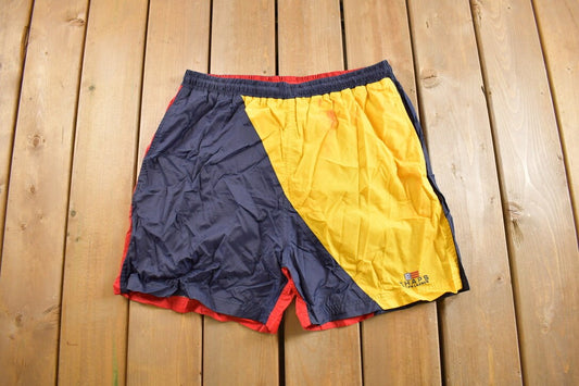 Vintage 1990s Chaps Ralph Lauren Swimming Shorts / Size XL / 90s / Streetwear Fashion / Bottoms / 90s Style / Vintage POLO / Color Block