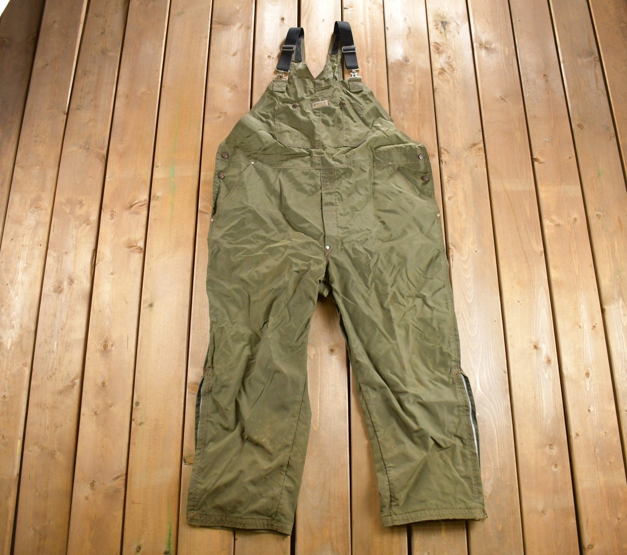 Vintage 1970s Dans Briar Proof Hunting Overalls