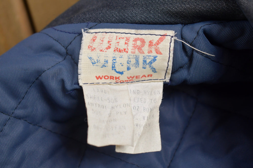 Vintage 1980s Work Wear Brand Insulated Jumpsuit