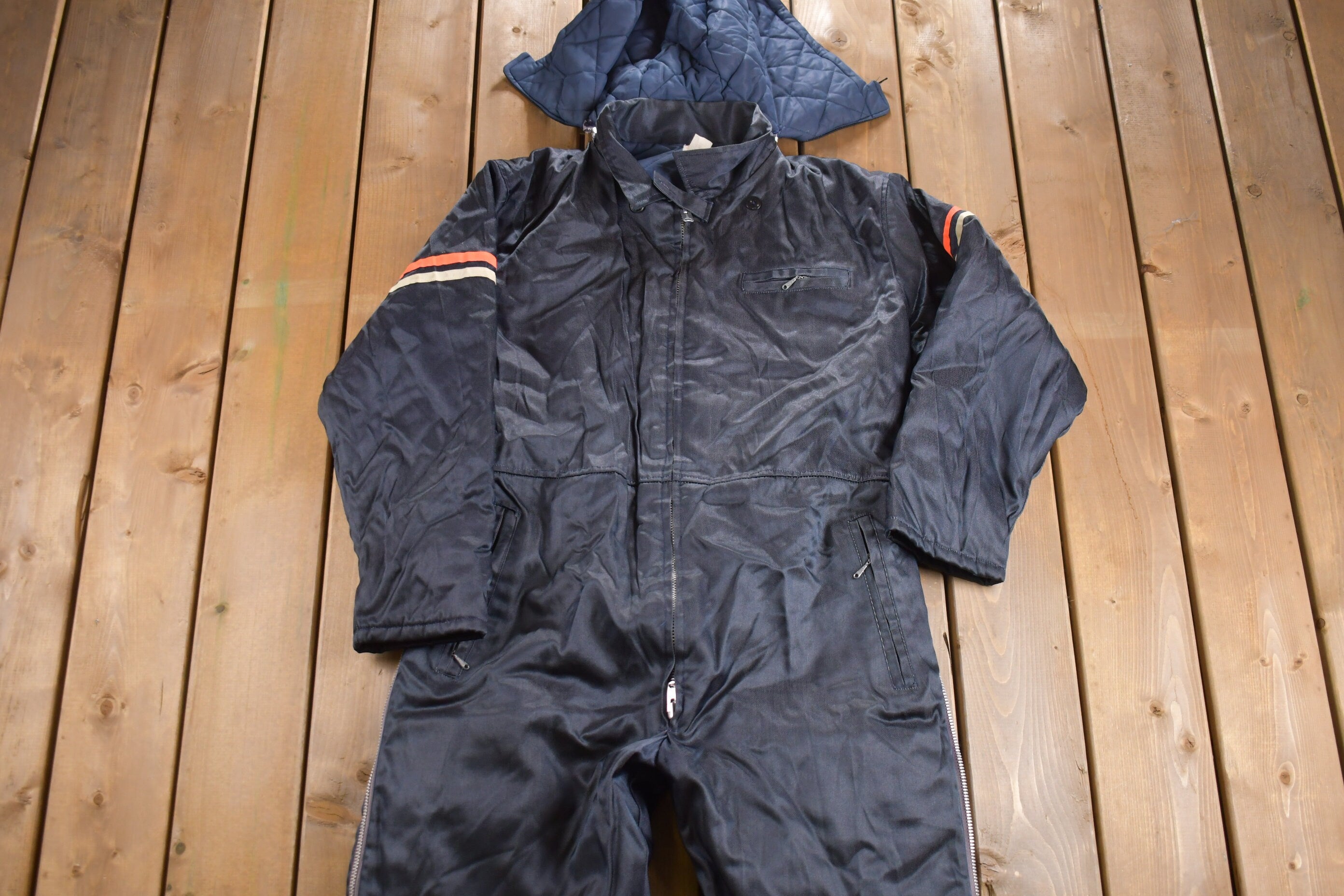 Vintage 1980s Work Wear Brand Insulated Jumpsuit
