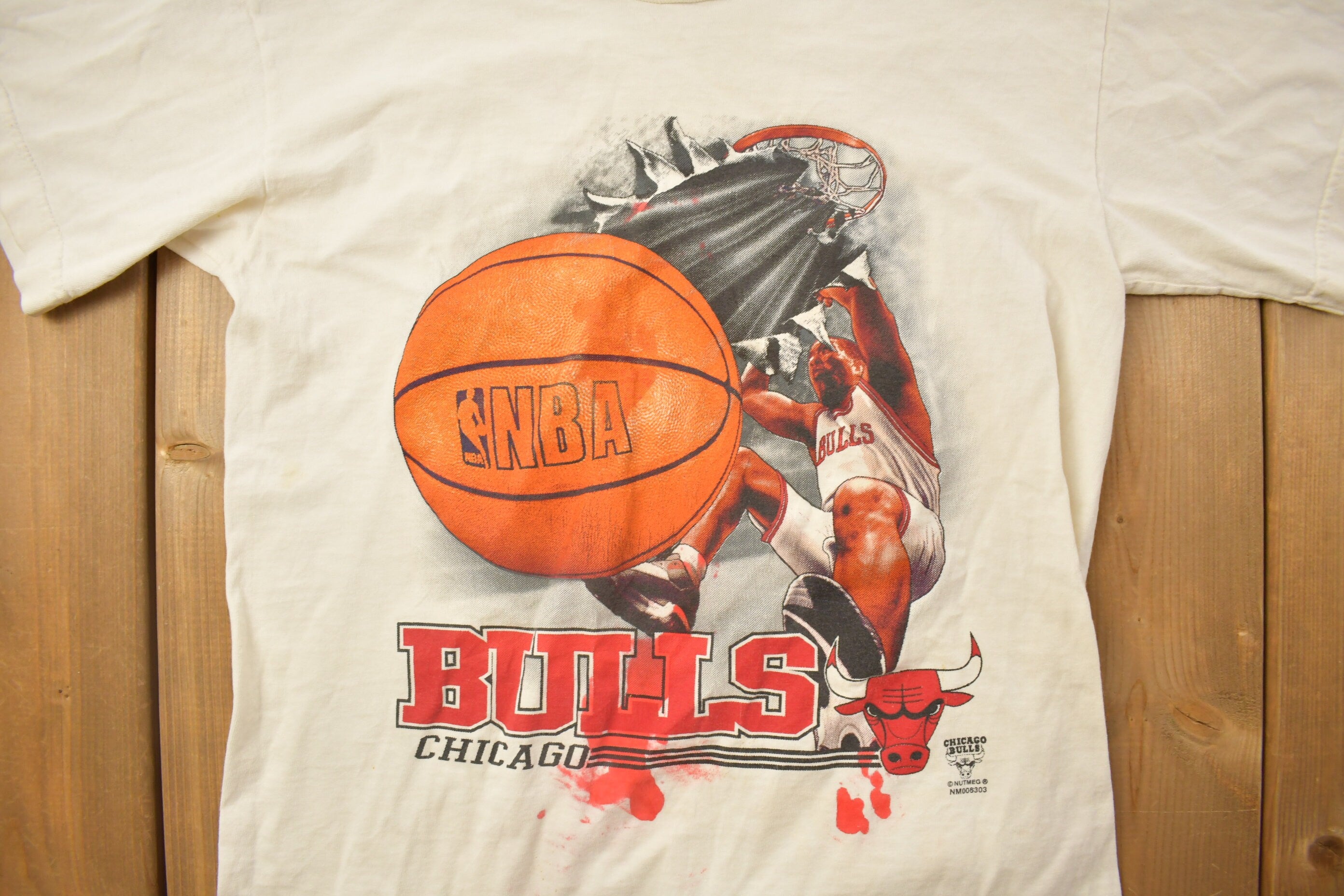 Vintage 1990s Chicago Bulls NBA Graphic T-Shirt