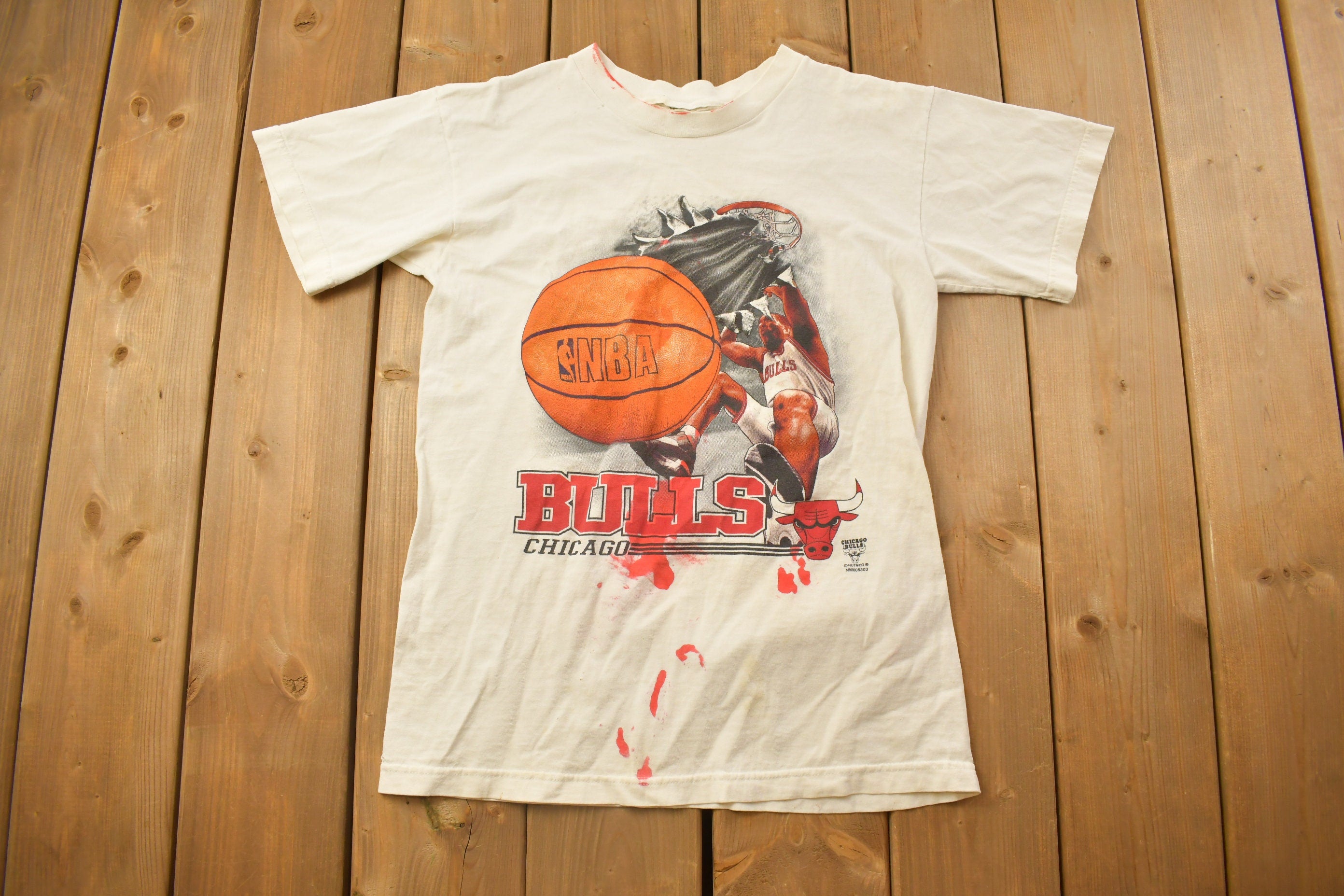 Vintage 1990s Chicago Bulls NBA Graphic T-Shirt