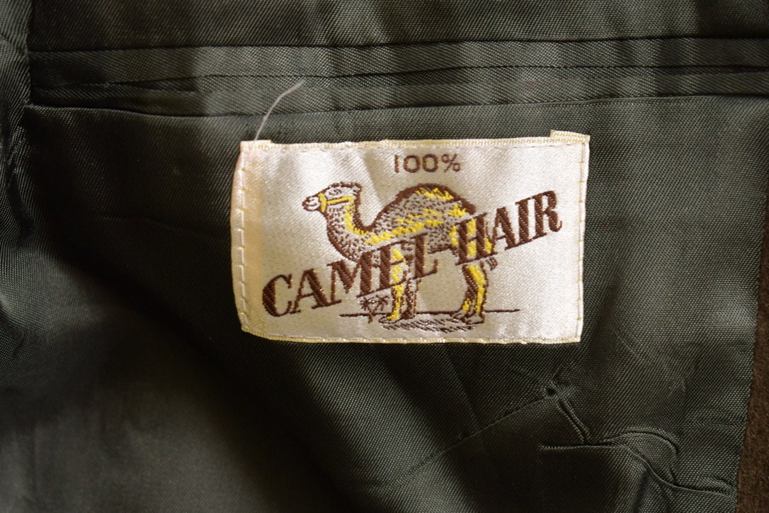 Vintage 1990s 100% Camel Hair Blazer Jacket