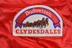 Vintage 1970s Budweiser Clydesdales Satin Jacket Jacket