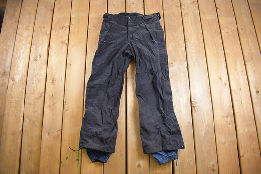 Vintage 1990s Patagonia Black Snow Pants Size 30 x 26.5 / American Vintage / Streetwear / Vintage Pants / Vintage Sweat Pants