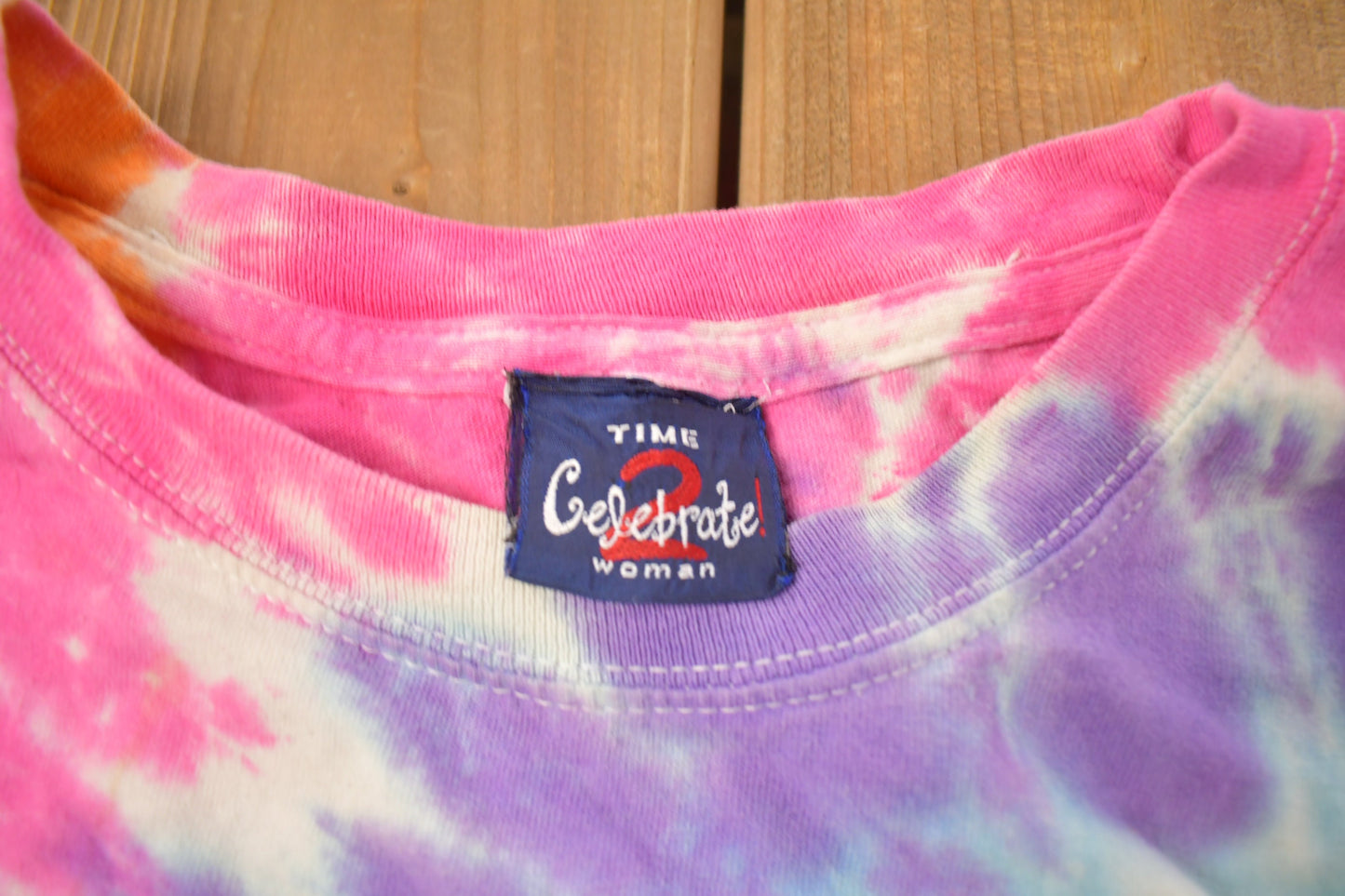 Vintage 1990s Tye Die All Over Print T-shirt / Vintage Tee / Graphic Shirt / Tie Dye / All Over Print