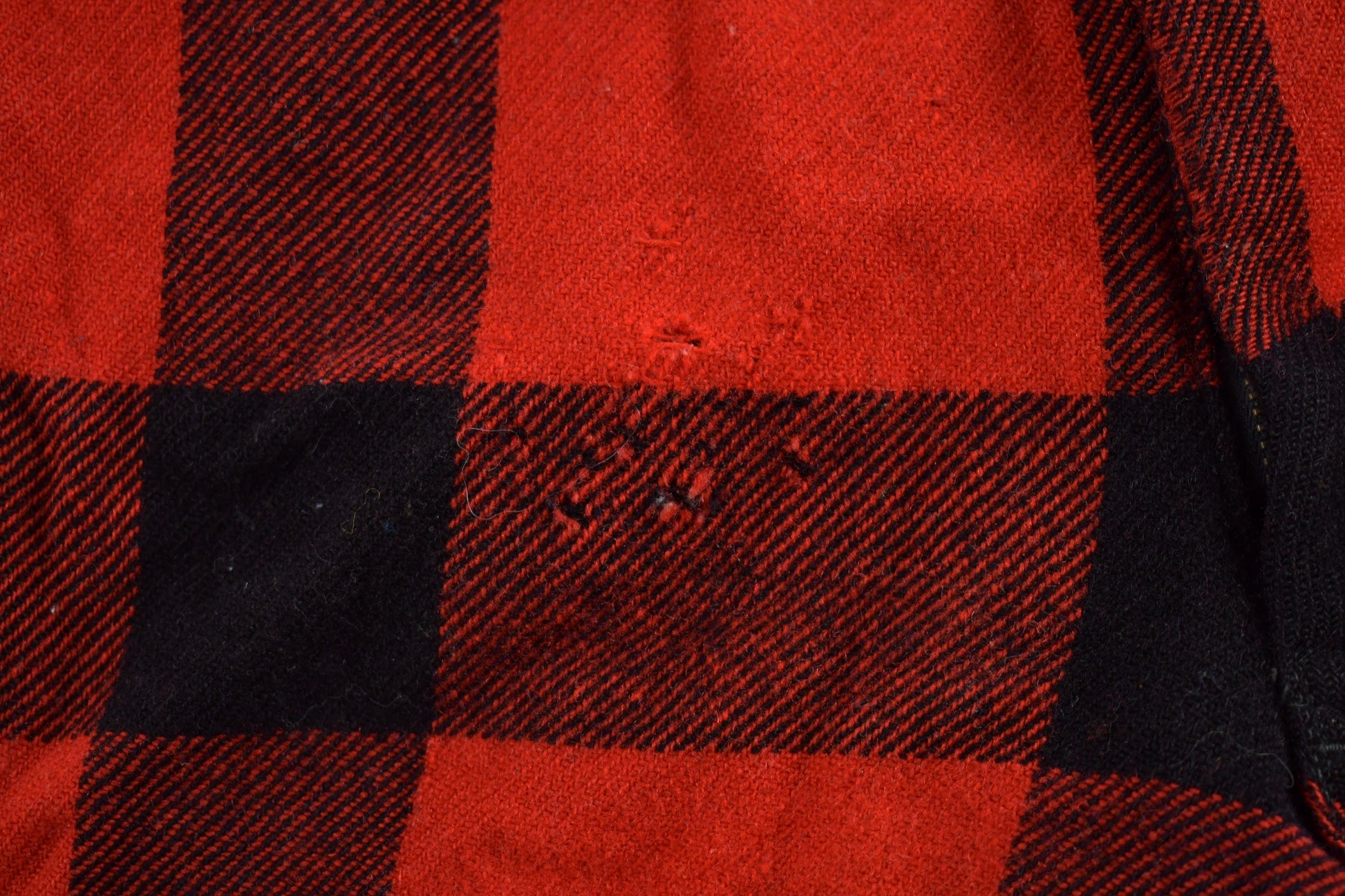 Vintage 1950s Woolrich Plaid Trousers Size 38 x 30.5