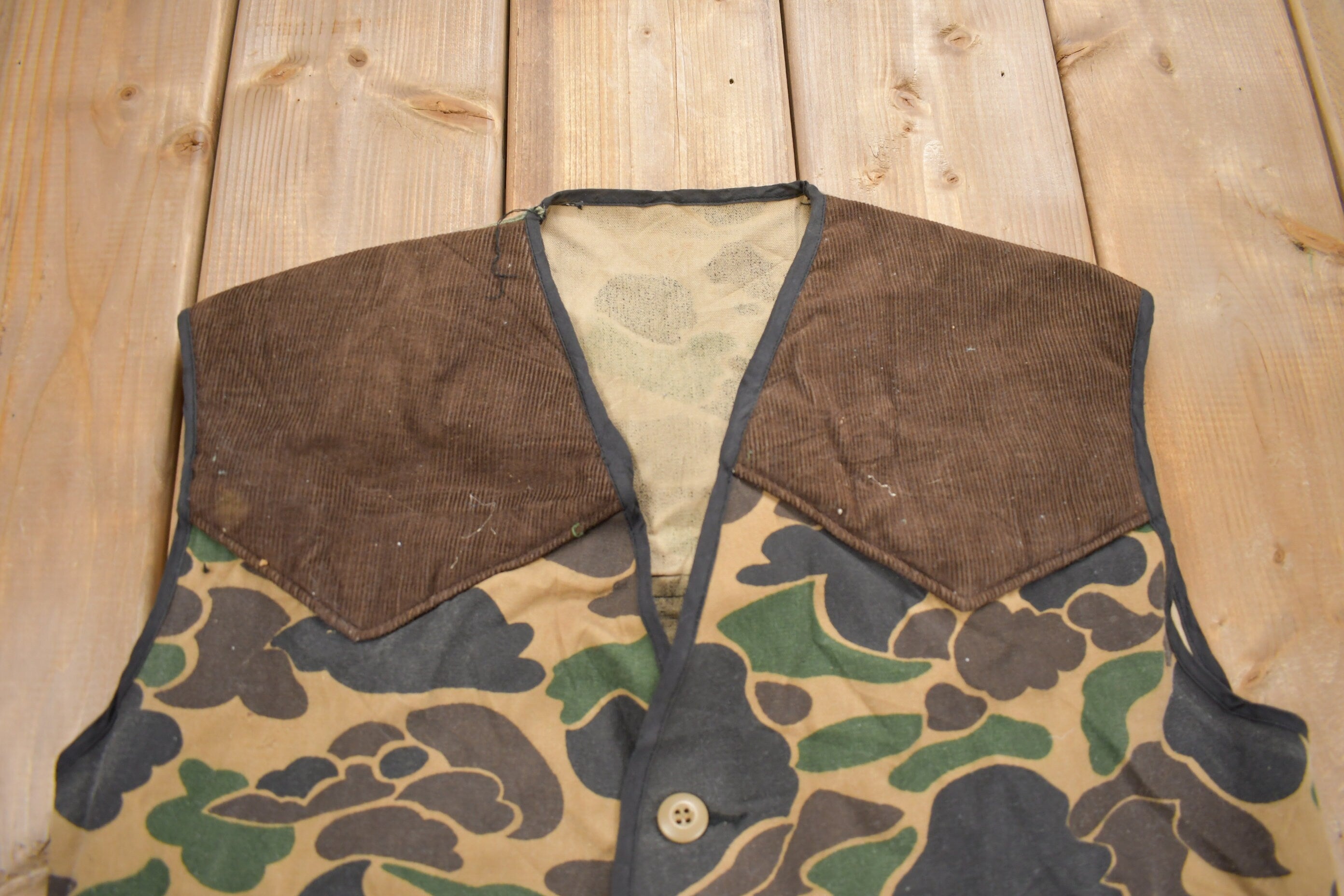 Vintage 1970s DuckCamo Hunting Vest