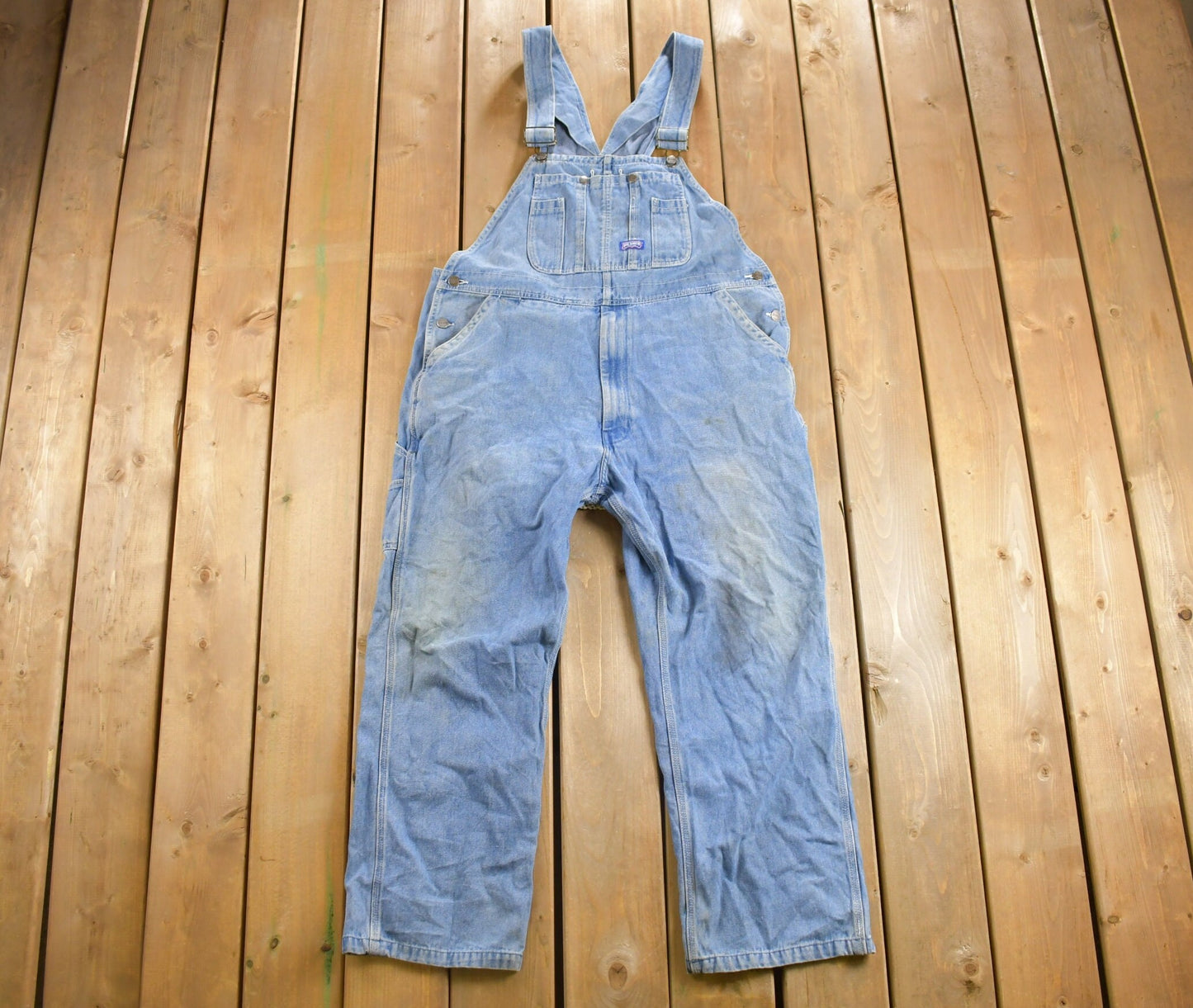 Vintage 1990s Big Smith Denim Jean Overalls / Vintage Overalls / Extra Large Clothing / Streetwear / Vintage Workwear